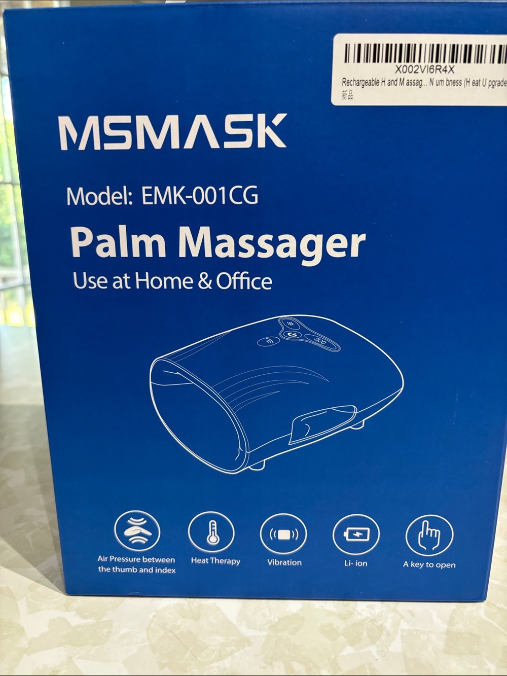 Portable Hand Massager w/Pressure and Heat